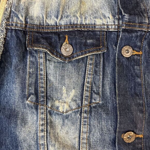 Cult Of Individuality Jean Vest XXL 2XL Distressed - Picture 5 of 10